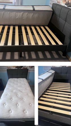Twin frame and Mattress