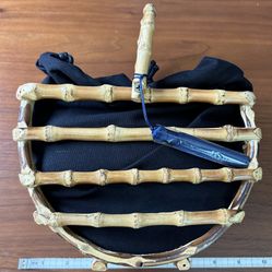Handbag. Bamboo. New 