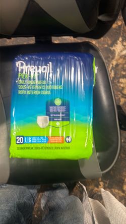 Prevail Per-Fit Daily Underwear Size Large 20ct