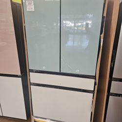 4 Door Refrigerator 36 Inch Wide White Color Samsung Bespoke