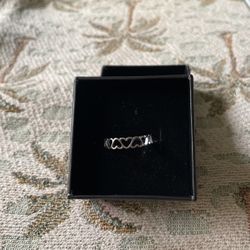 New Silver Heart Ring