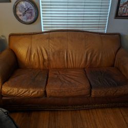 Free Large Leather Couch