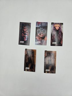 Star Wars Episode I Trading Cards Lot of 5