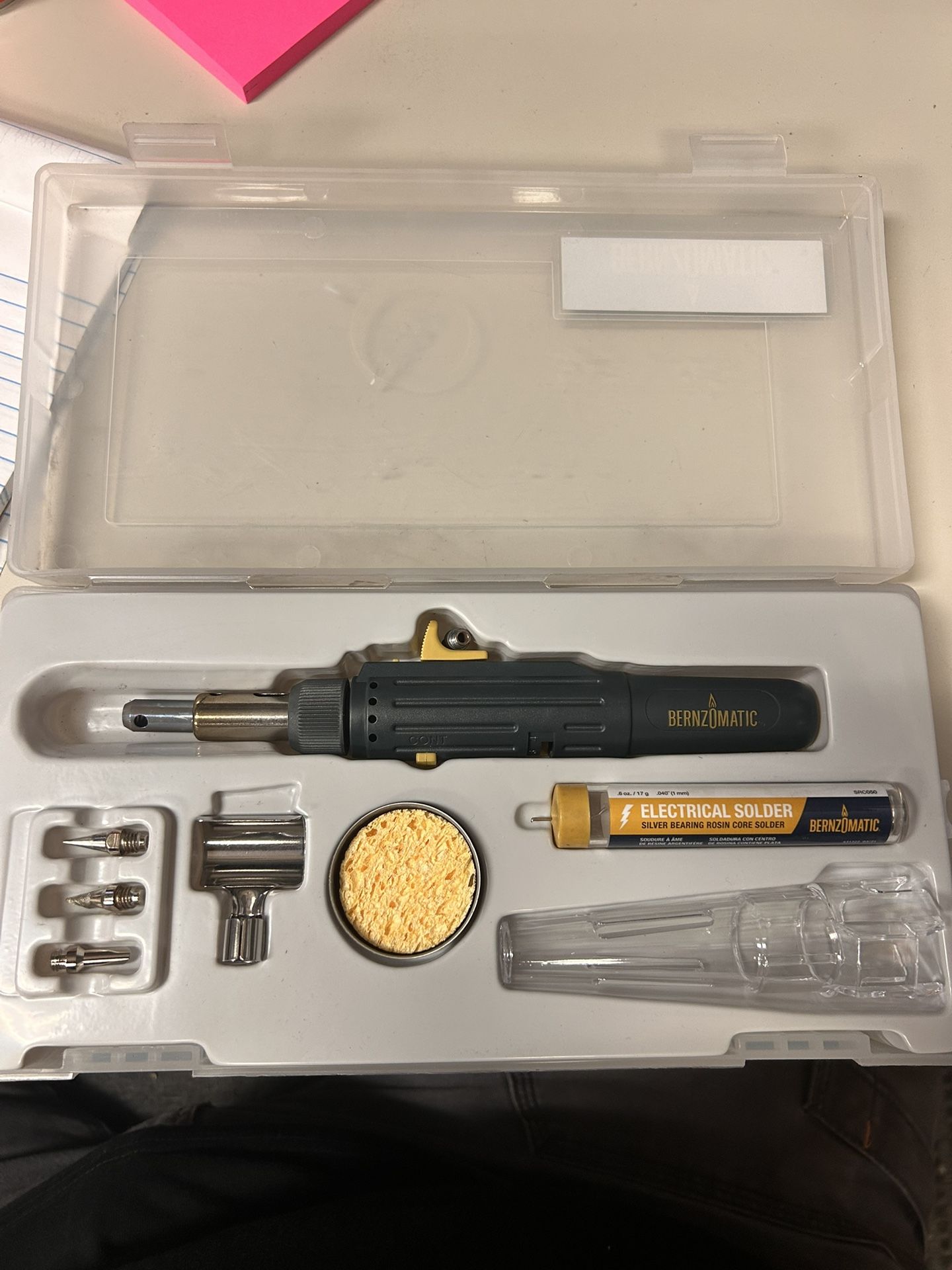Bernzomatic Cordless Pen Butane Torch Kit with 7 Settings and Case