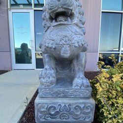 Cement FU DOG statue