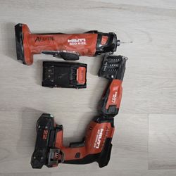 Hilti Drywall Gun And Router.