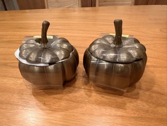 Threshold designed with Studio McGee Recycled Aluminum Pumpkin Canister