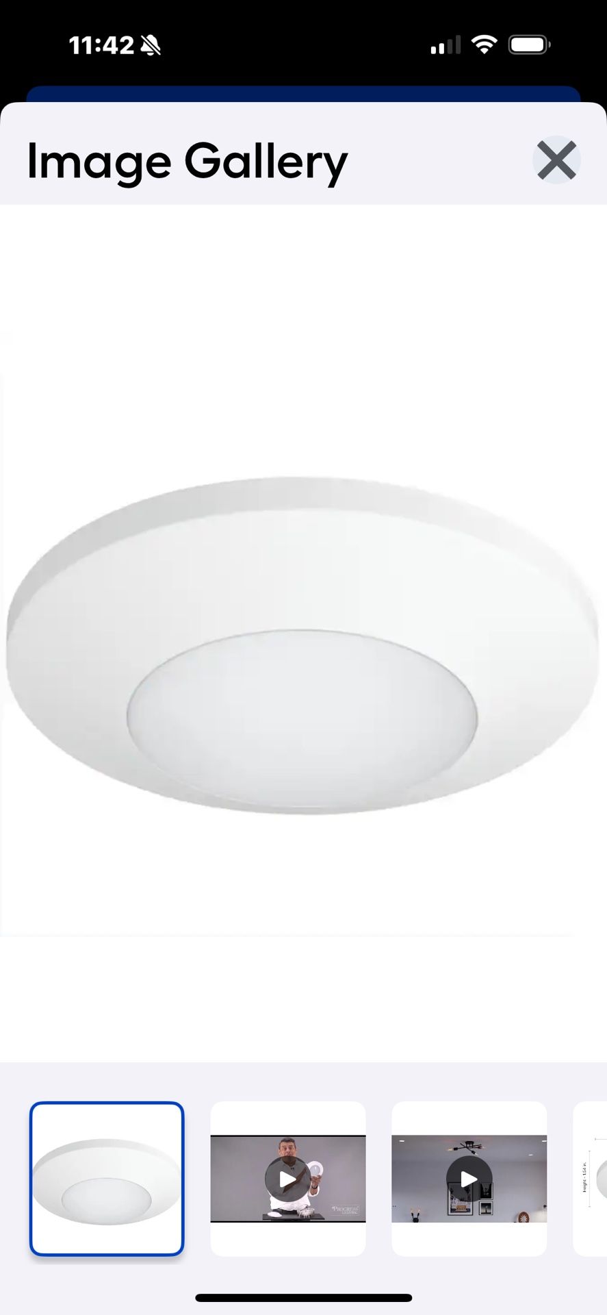 1- Light 7.5 -in Matte White Indoor/outdoor