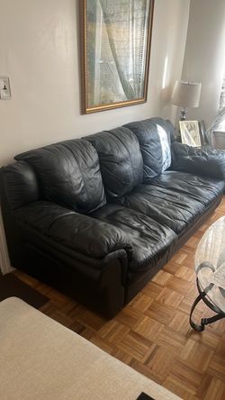 Black Leather couch