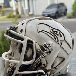 Seattle Seahawk skull/bone helmet