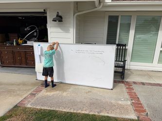 Large Whiteboard with Aluminum Frame