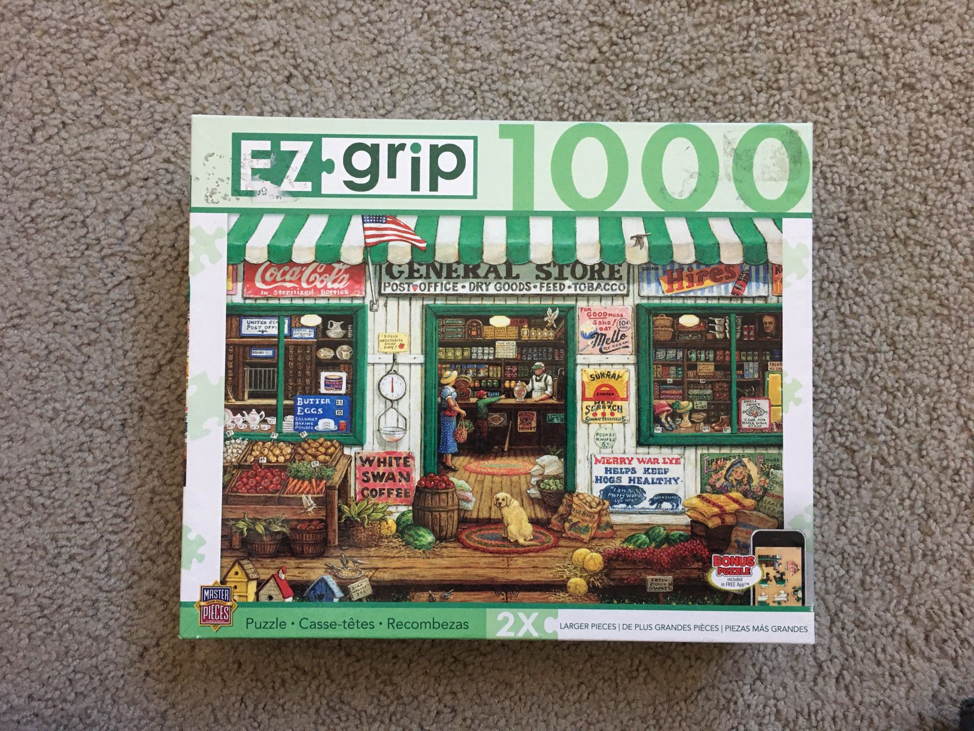 Jigsaw Puzzle GENERAL STORE Master Pieces NO MISSING PIECES