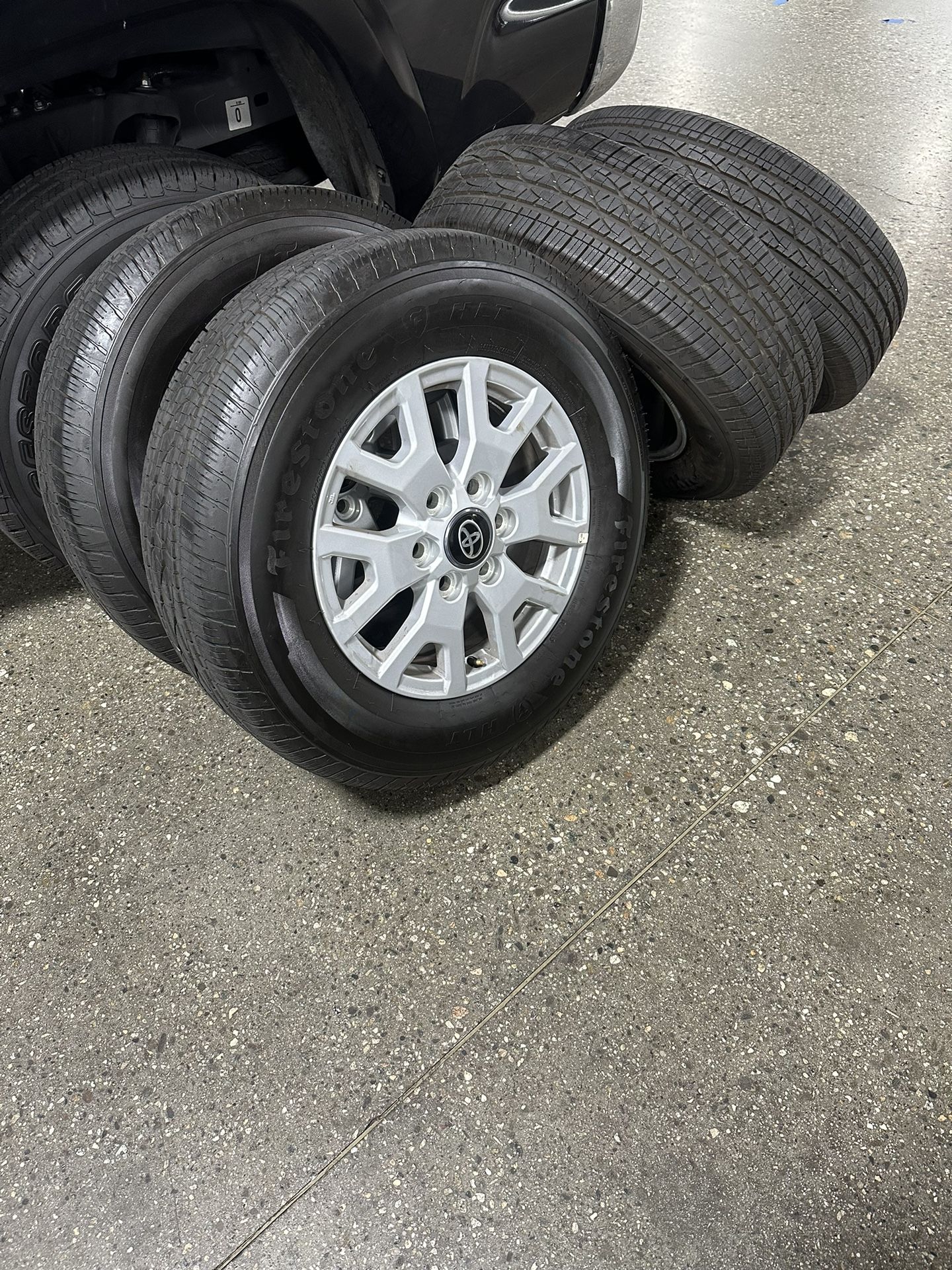 2024 Toyota Tacoma OEM Wheels And Tires Firestone HLT 245/70R17