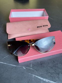 Miu Miu Oversized Shield Sunglasses – Brand New, Never Worn