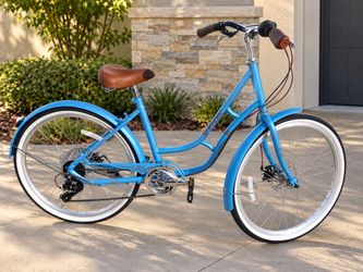 Beach Cruiser Bike for Women, 26 inch 7 Speed