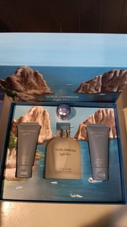 Authentic Dolce & Gabbana Light Blue 4.2oz Pour Homme 3pc Gift Set (New Item) Retails for $170 Asking $80 Firm on Price