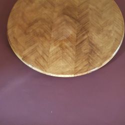 Bamboo 17 inch diameter Lazy Susan with epoxy coat