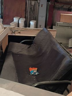 Black Leather Futon Sofa