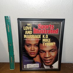 Mike Tyson Magazine Print Cover Frame 