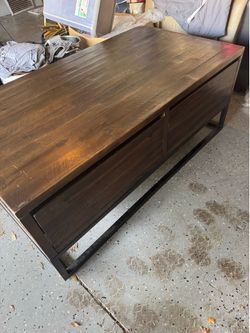 Solid wood, coffee table