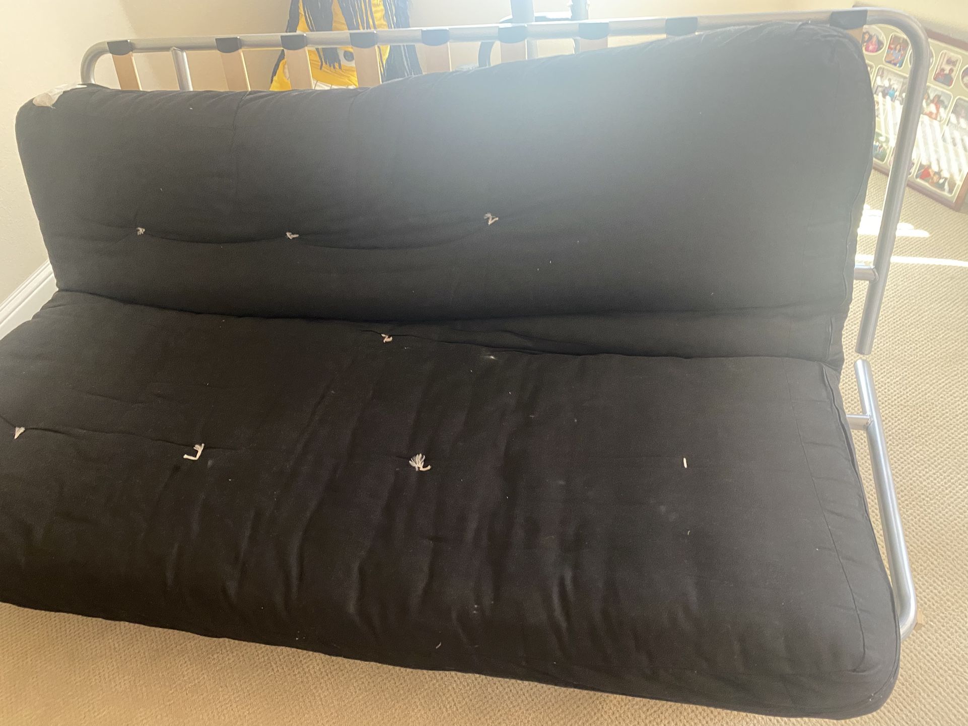 Futon With Mattress . 