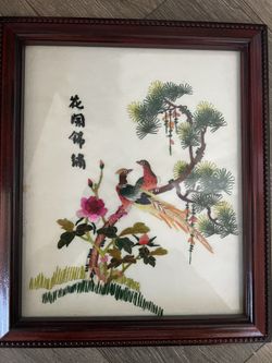 Two Embroidery Decoration