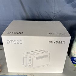 Buydeem DT620 mellow yellow 2-Slice  metal toaster