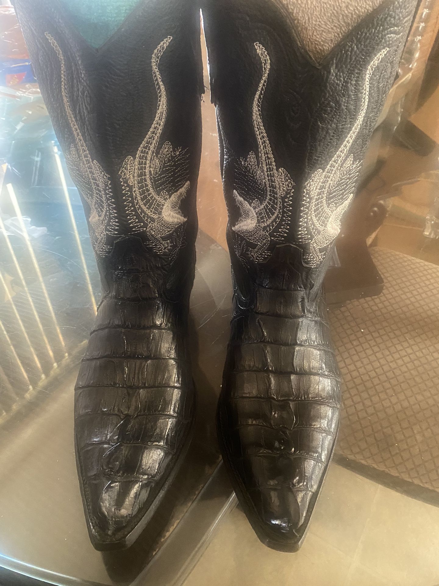Alligator Cowboy Boots Size 13