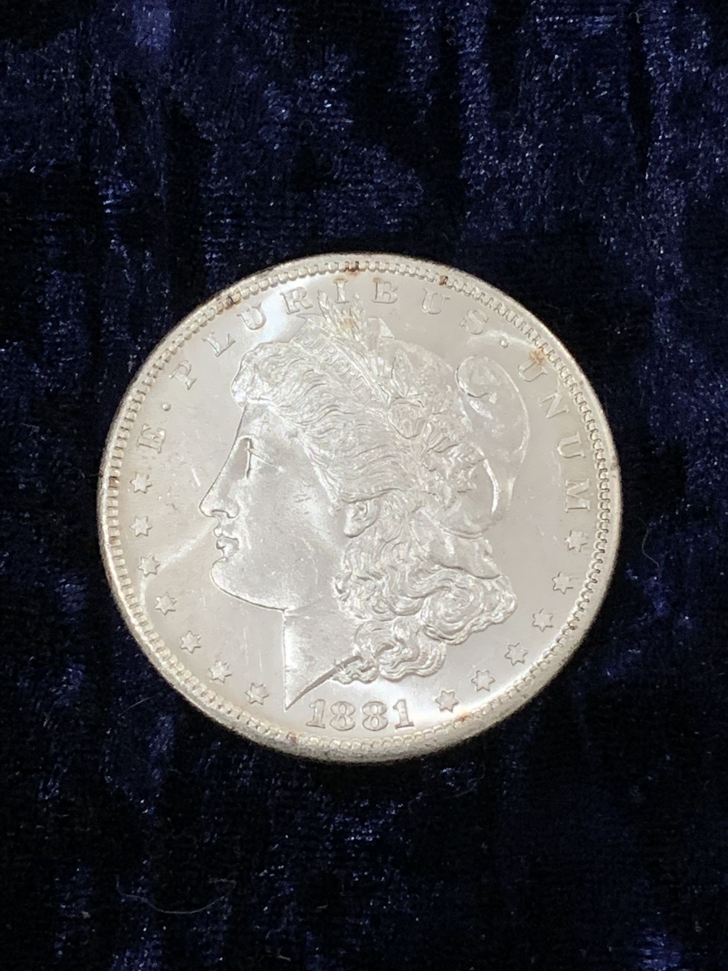 1881-S BU Morgan Silver Dollar