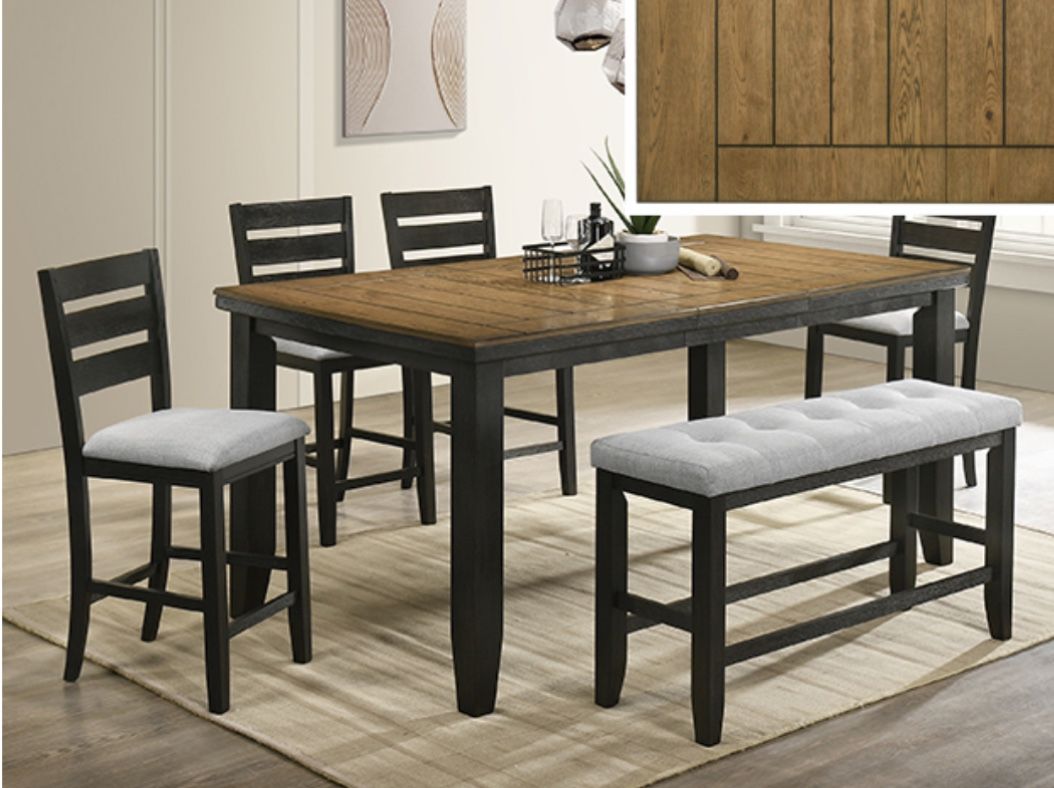 6 Pc Dining Set 100 Day Pay Off Option Free Delivery