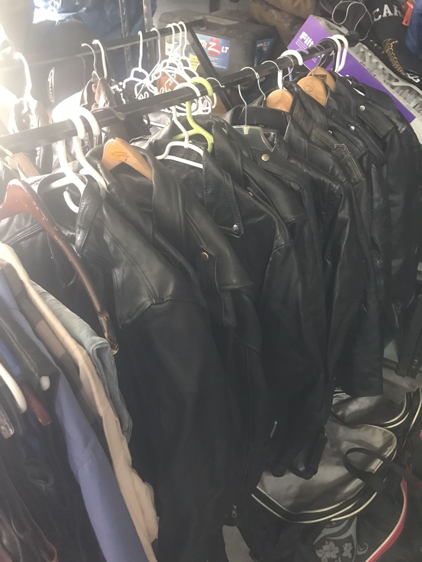 Leather Motorcycle Jackets-chaps-&vests