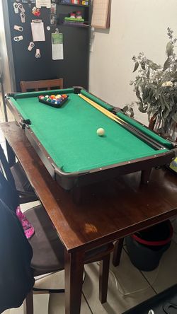 Miniature Pool Table