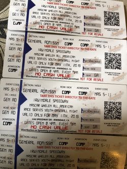 NASCAR tickets