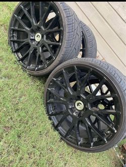 Forgiatos 22inch rims and tires