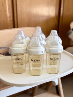 7 Hegen bottles 240ml/8oz