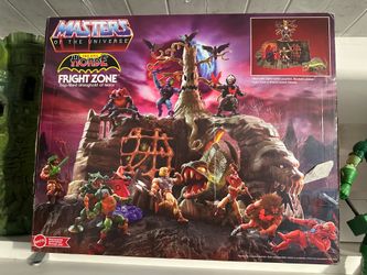 motu origins mattel creations fright zone play set. complete