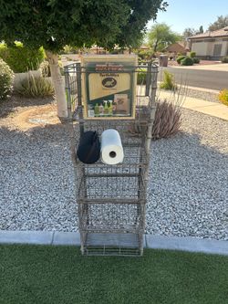Metal milk crate