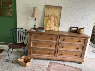 Wood dresser for bedroom and home