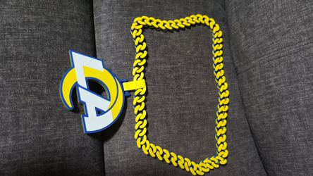 LA Rams Logo Chain Necklace
