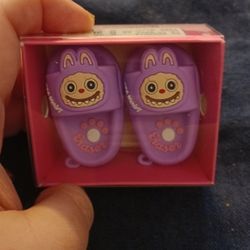 New Purple Labubu Slipper Erasers