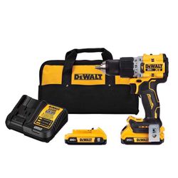 DeWalt 20V MAX Cordless Brushless Compact Hammer Drill and Impact Driver DCD805
