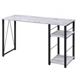 WRITING DESK (Antique White , Black weathered oak & Black Finish) (AC92767) $99 