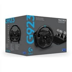 Logitech G923 Racing Wheel and Pedals for Xbox Series X|S, Xbox One and PC featuring TRUEFORCE up to 1000 Hz Force Feedback - Black