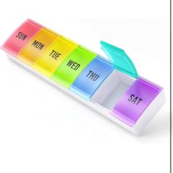 Brand: VVM VVM Large Pill Organizer, Weekly Medicine Pill Organizer, 7 Day Pill Box for Big Vitamin Supplements Fish Oil, Travel Pill Case. Brand new.