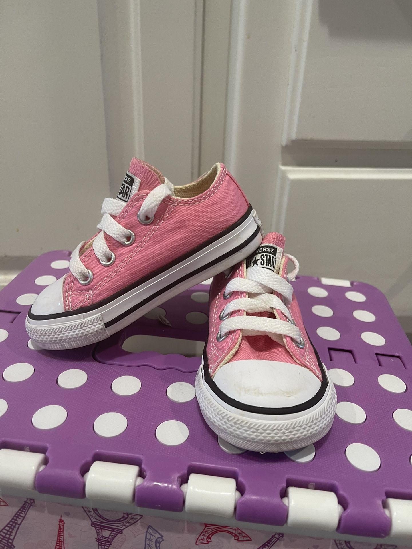 Toddler Pink Converse, Size 5