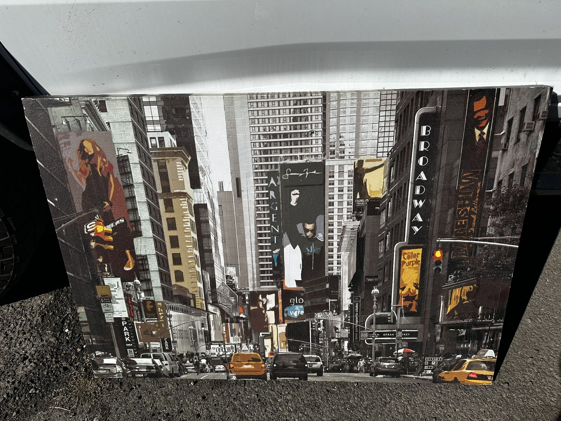 New York Artwork Canvas Wall Art