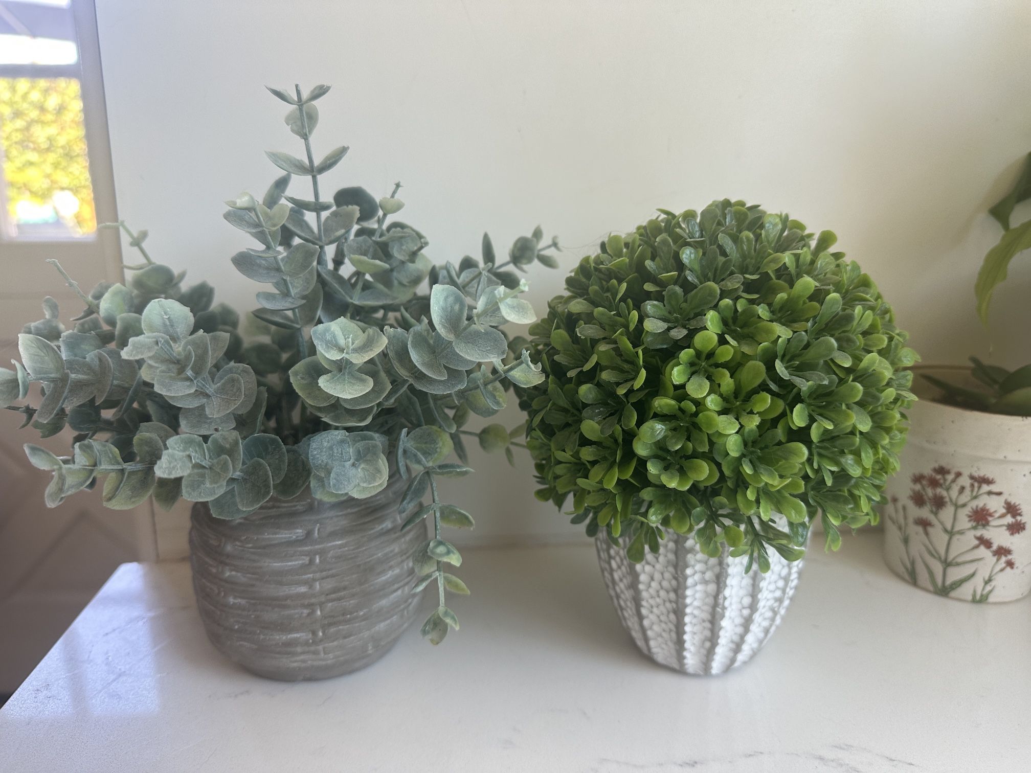 6 Inch Fake Decorative Flower Pots For Home