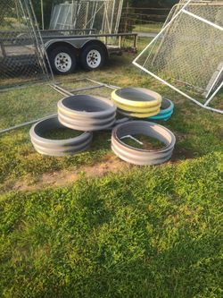 28" round planters