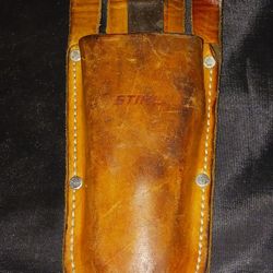 STIHL leather sheath for shears/snips