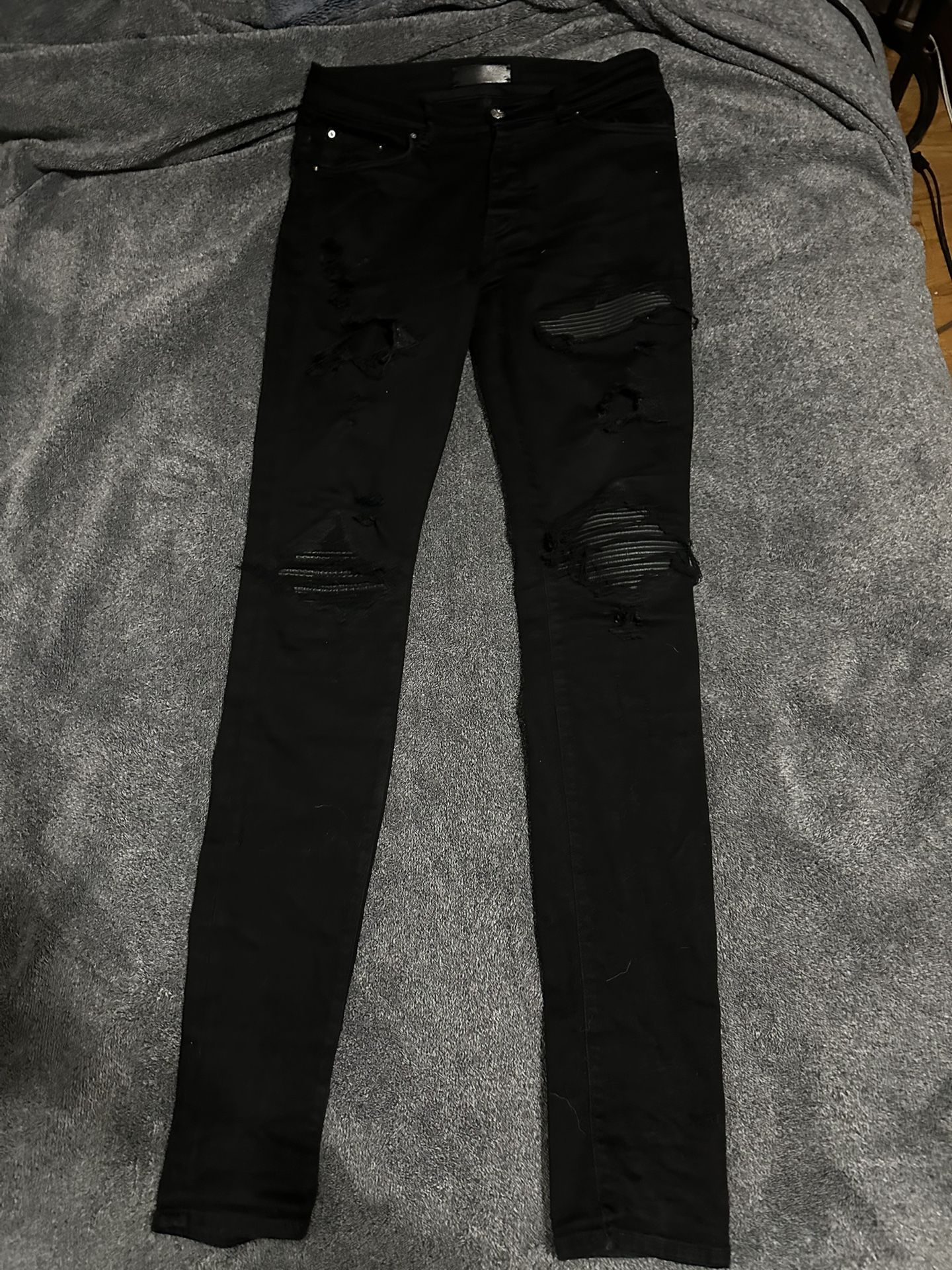 Amiri Mx1 Black Distressed Size 31/32 - www.joarbit.com